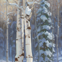 Baby It's Cold Outside 24x12in (sold)