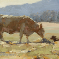 Mother and Calf 4x6in