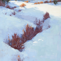 Winter Dogwoods 24x18in SOLD
