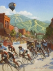 Bike Town Races 16x12in (sold)