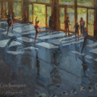 Dancers in the Pavilion 20"x24"