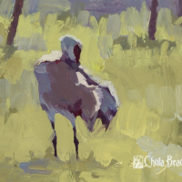Morning Bath 5x7 in