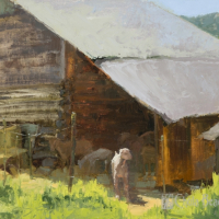 Greener Pastures 12x16 (sold)