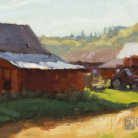 The Good Old Days 6x12in (sold)