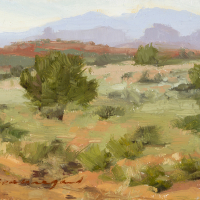 Desert Camp 5x7 in (sold)